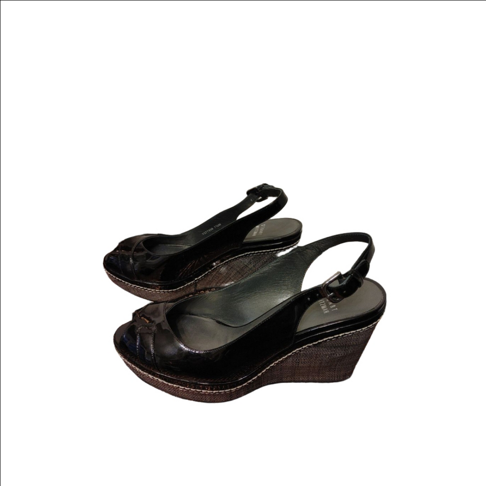 Stewart Weitzman Riveria Wedge Heel Size 7 1/2